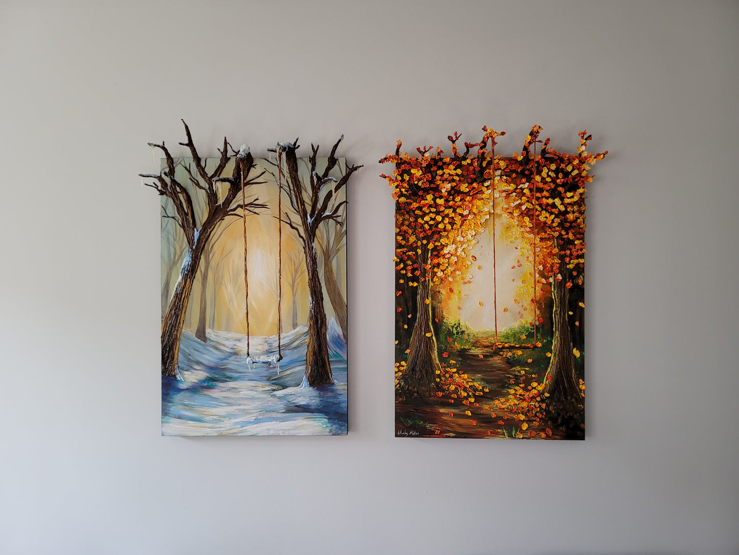 Winter and Fall Swings (Set of 2)
