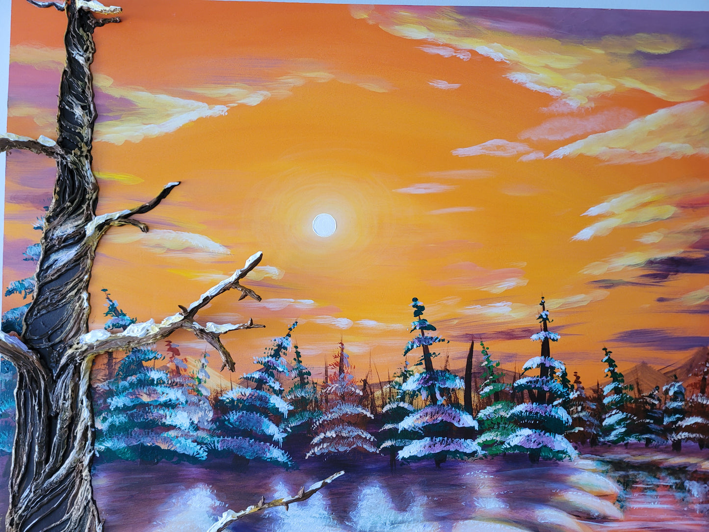 Winter Sunset (60x30)